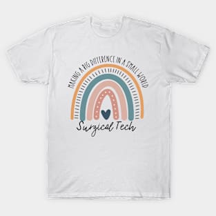 Surgical Tech Boho Rainbow T-Shirt